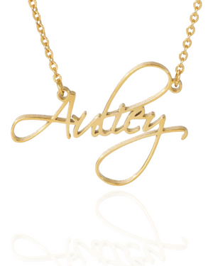 Prominent Signature Necklace