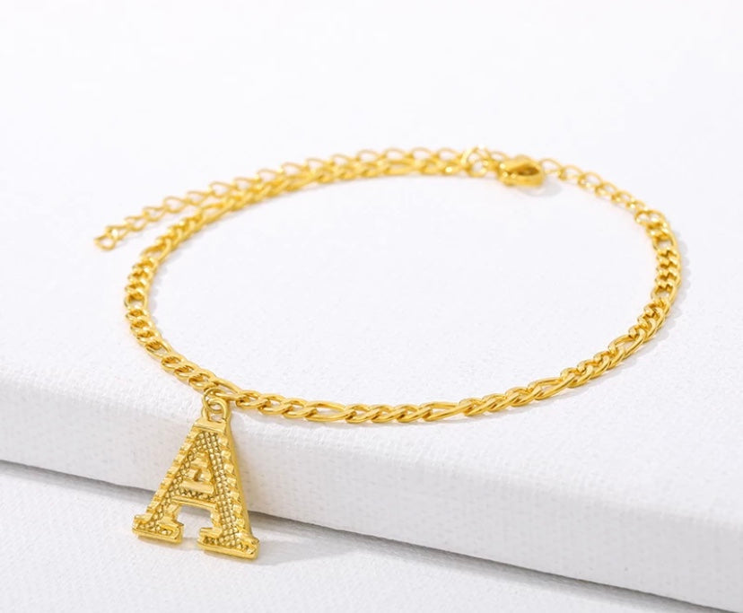 Single Initial Anklet